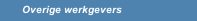 Overige werkgevers
